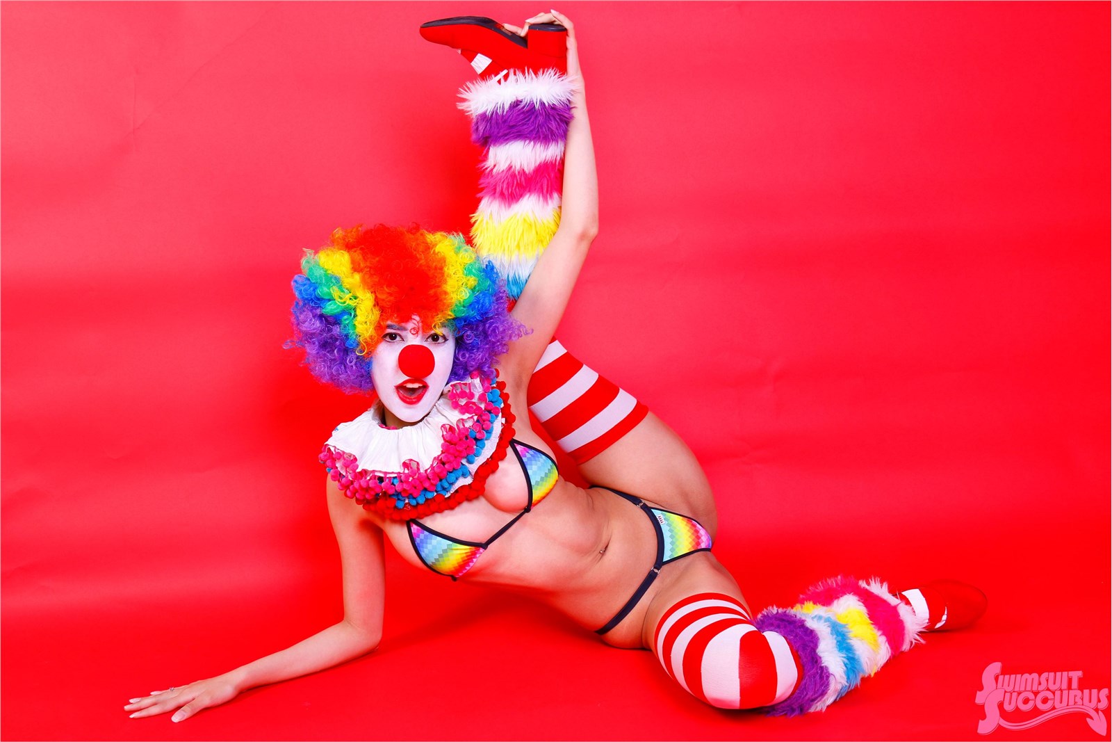 SwimsuitSuccubus PRE-PATREON 09 - Clown Girl 2017(7)
